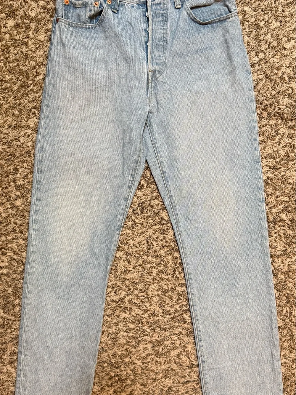 Levi's Premium 501 Original Cropped Women's Jeans with ® red tag - Picture 6 of 7